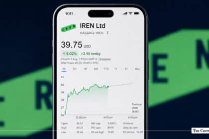 IREN Stock Climbs 8% to $39.75 as AI-Cloud Pivot Keeps Fueling Rally