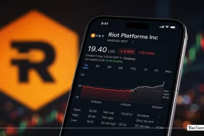Riot Platforms (RIOT) Stock Jumps Over 20% After $9.1B Anthropic Deal