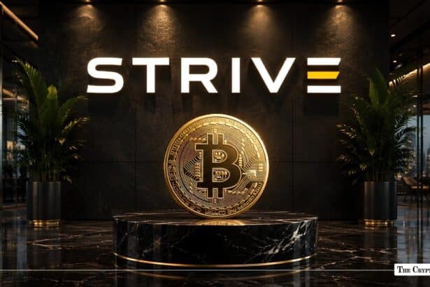 Strive Expands Bitcoin Treasury with Fresh $1.3M BTC Buy
