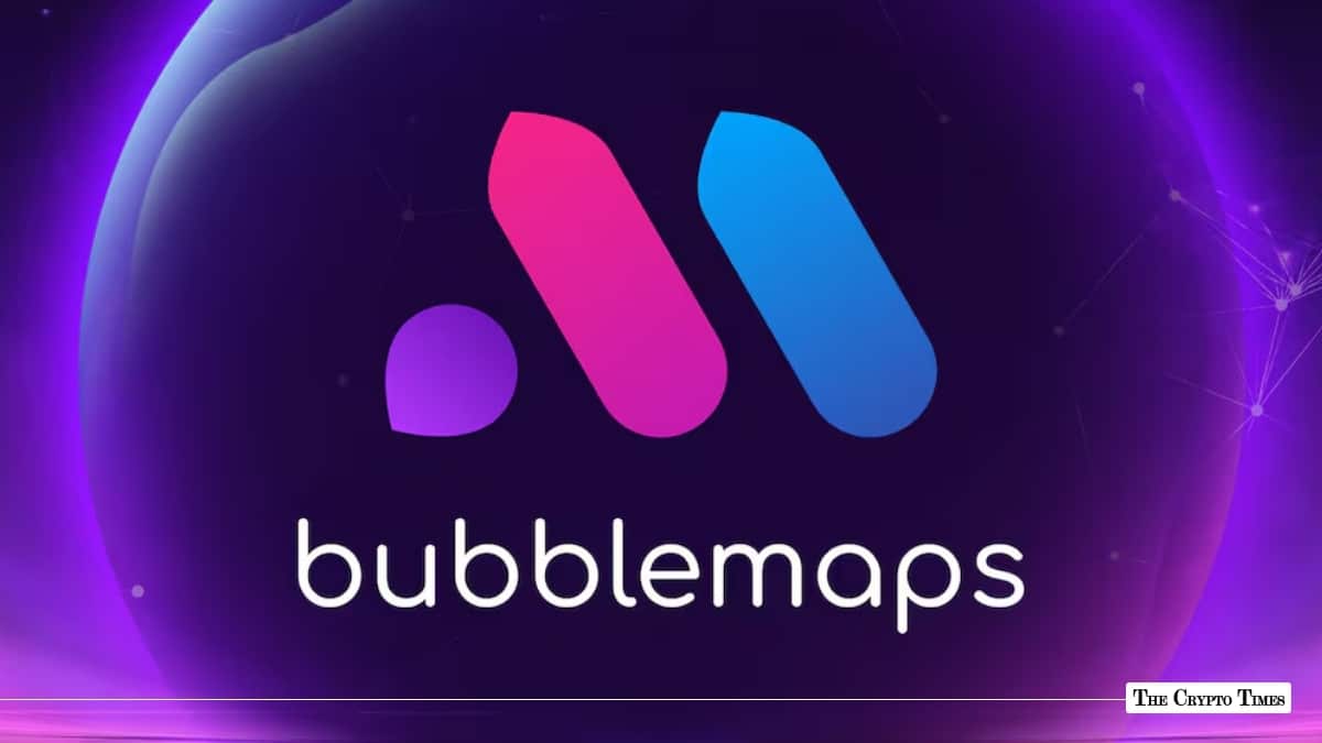 The colorful Bubblemaps logo inside a glowing purple sphere.