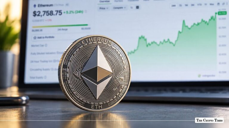 Ethereum Price Surges 5% as ETH Reclaims $2,700