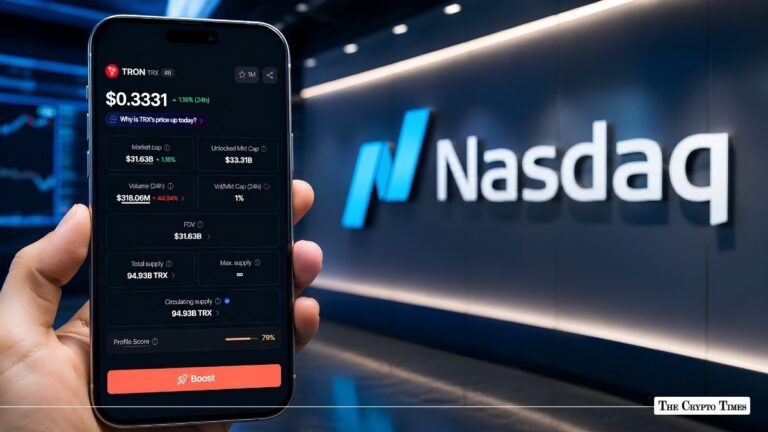 Nasdaq-Listed Tron Inc. Adds 151,270 TRX to Treasury