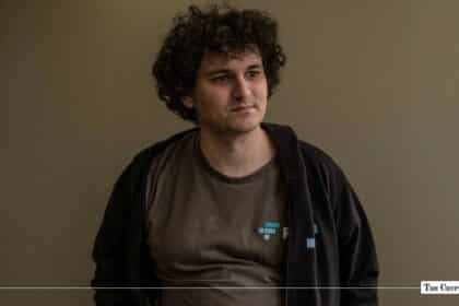 Sam Bankman-Fried in a brown t-shirt and black jacket.