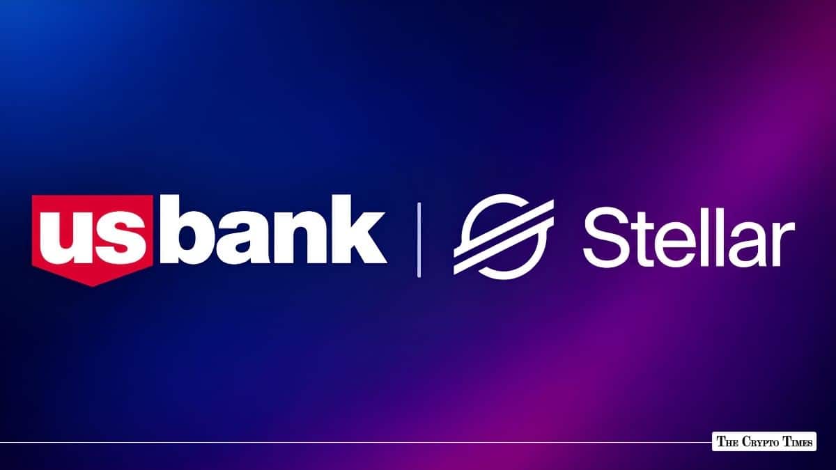 U.S. Bank and Stellar logos displayed side-by-side on a blue and purple gradient background.