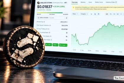 USELESS STONK Jumps 25.9% as Solana Memecoin Targets Stock Tokens