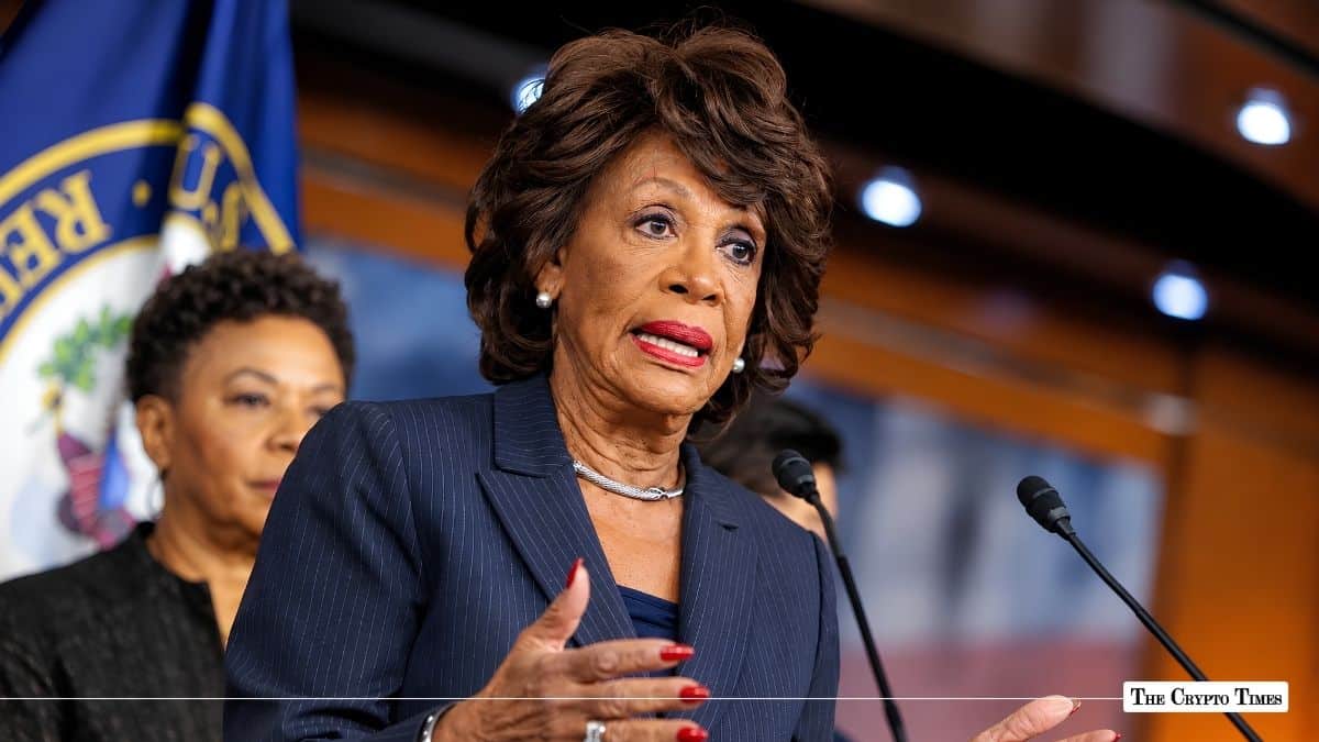 Waters Slams CLARITY Act Over Trump’s Crypto Interests