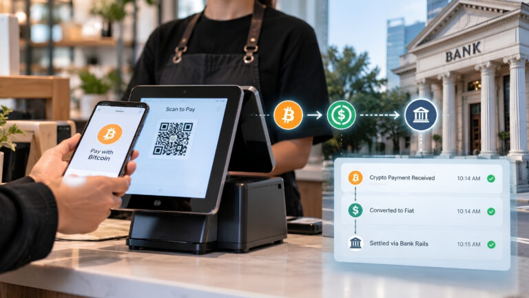 Why a Merchant That Accepts Crypto Still Runs on Bank Rails