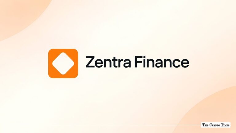Zentra Finance logo on a soft orange and white gradient background.
