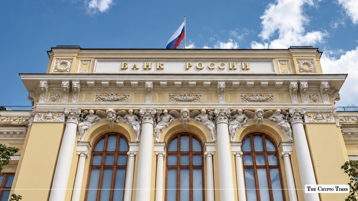 Central Bank of Russia building in Moscow representing crypto regulatory policy