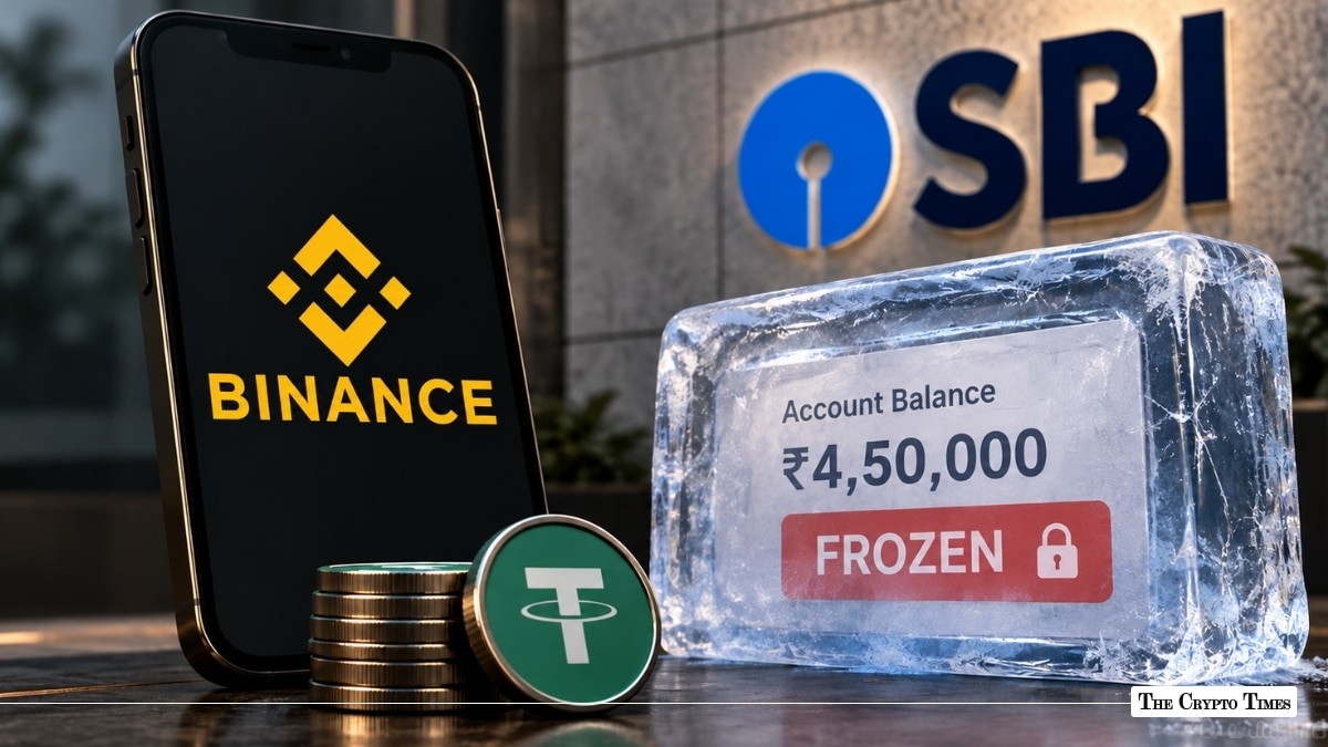 Binance P2P Seller Says SBI Froze ₹4.5 Lakh After a Single $1,000 USDT Sale