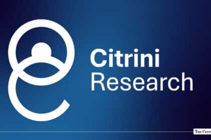 White Citrini Research logo and text set against a dark blue gradient background