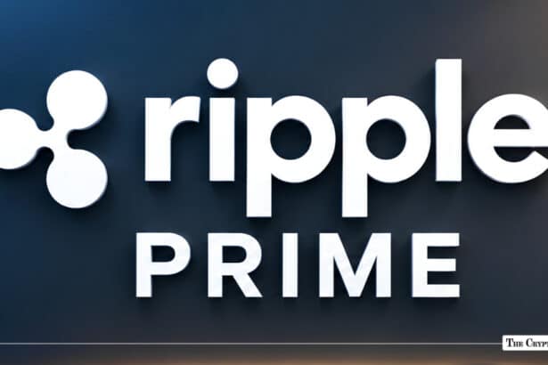 Ripple Prime wall sign with white logo and 3D lettering.