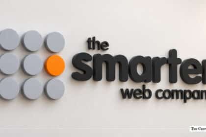 Office wall logo signage for The Smarter Web Company