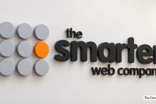 Office wall logo signage for The Smarter Web Company