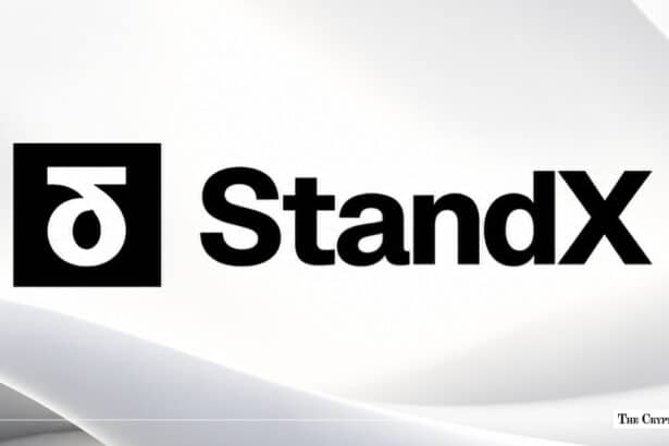 StandX corporate logo and emblem on a white background