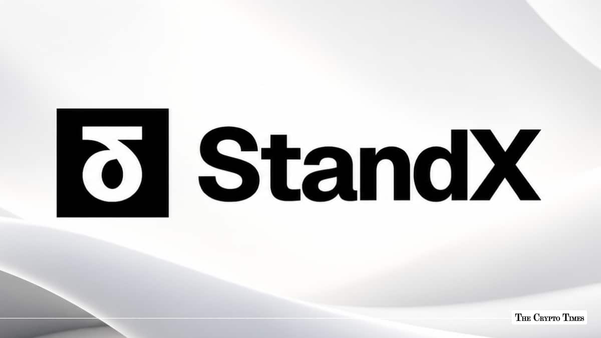 StandX corporate logo and emblem on a white background