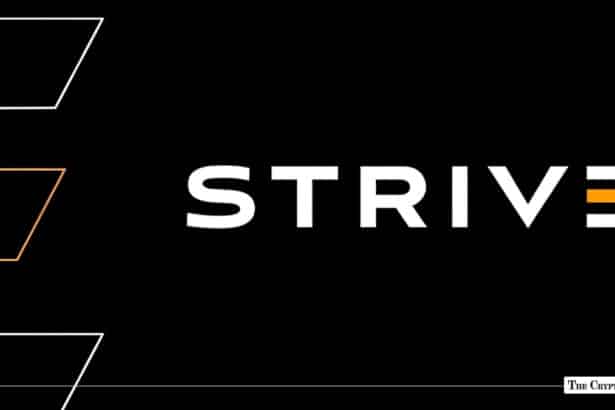 Strive Asset Management logo on a black background