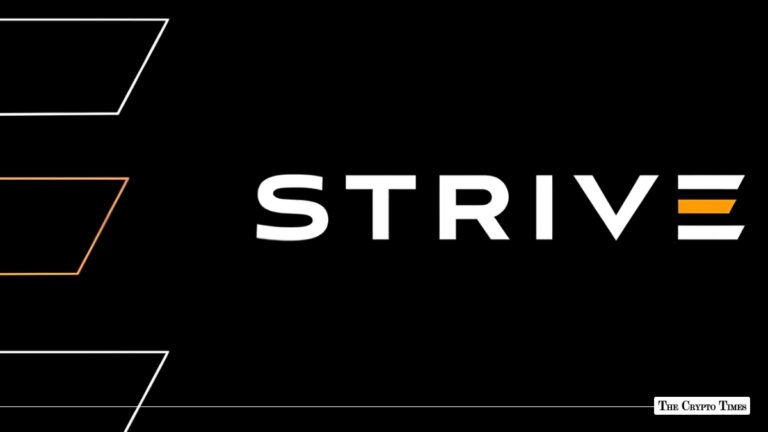 Strive Asset Management logo on a black background
